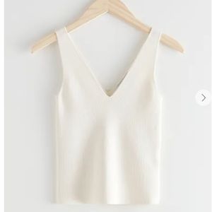 & Other Stories Rib Knit Tank Top